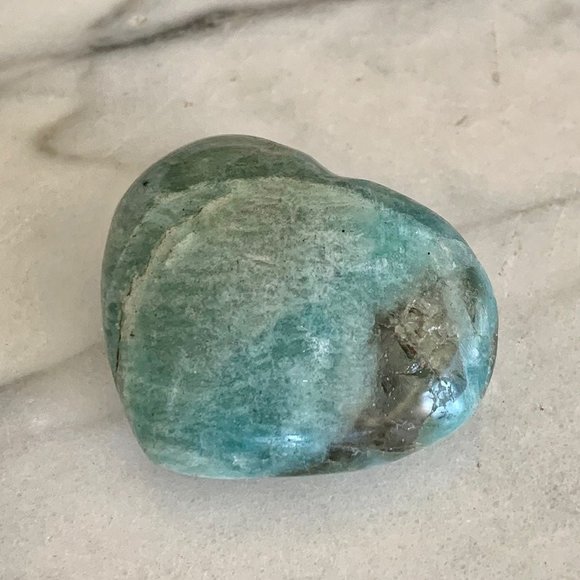 Amazonite Heart Duo - Picture 4 of 8